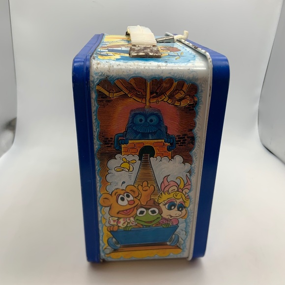 Vintage Jim Henson's Muppet Babies Retro Metal Lunch Box with Thermos 1985 - Picture 6 of 16